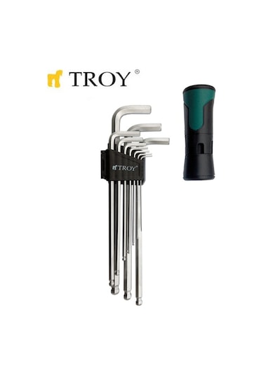 Troy 26202 Allen Anahtar Seti 11 Parça