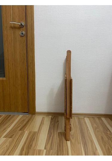Apak Ahşap Osb Yüzeyli Katlanır Masa 60 CM 50 CM Bambu