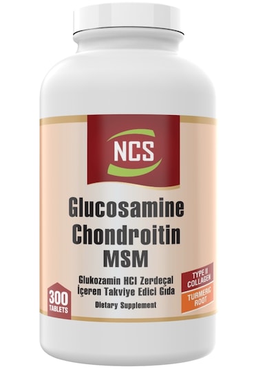 Ncs Glucosamine Chondroitin Msm 300 Tablet + Ncs Kalsiyum 120 Tablet