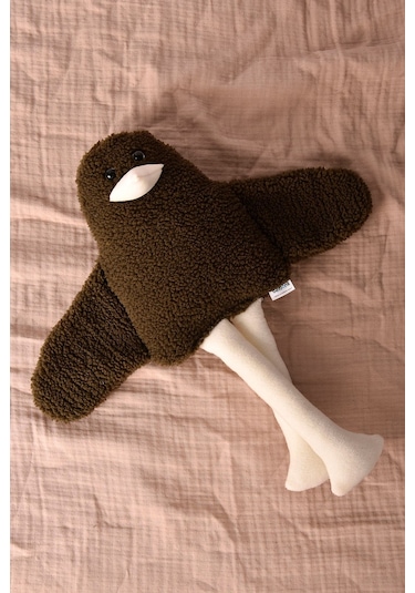 Sevimli Peluş Çocuk Uyku Arkadaşım - 50 Cm Çocuk Bebek Oyun Uyku Arkadaşı Duffy Ördek Yastık Yeşil