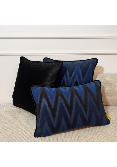 "nuve & Choco" Kırlent Kılıfı Seti Lacivert