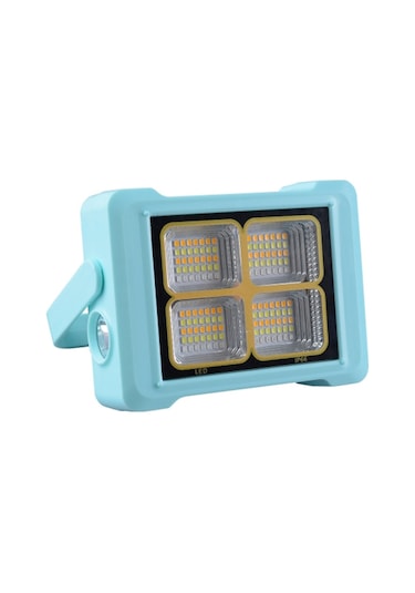 Cbtx Açık Güneş Kamp Işığı Taşınabilir Acil Çalışma Tamir Lambası El Feneri Mavi