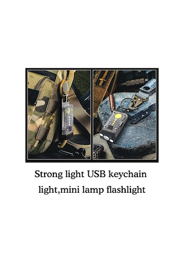 Ebitda Çok İşlevli Güneş Enerjili Mini Anahtarlık Işık - 2000mah Pil, 9 Renk Ayarlanabilir, Su Geçirmez, Kamp İçin Siyah