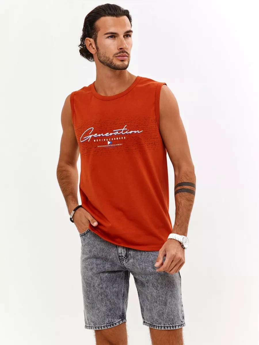 Coffa Baskılı Spor Atlet İç Çamaşırı 147130897 Terrakota