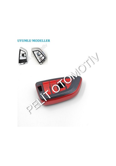 Bmw X1 X3 X5 X6 X7 Anahtar Kılıfı Süperlüx Keyless Kırmızı
