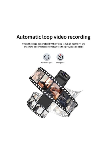 Didadodo Z3 1080p Geniş Açılı Spor Kamera - Bisiklet & Outdoor Kayıtlar İçin Hızlı Şarj Hafif Metal Gövde, 6 Saat Kayıt