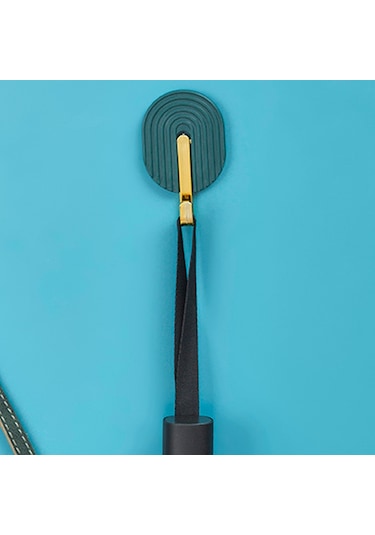 Geeroyoo Yeşil Yeşimli 2 Adet Abs Materyal Süper Yapışkan Duvar Kanca - Banyo, Mutfak, Kapı Arkasında Kullanıma Uygun, Havlu, Çanta, Giyecek Asma İçin Delme Yok Kurulum Koyu Yeşil