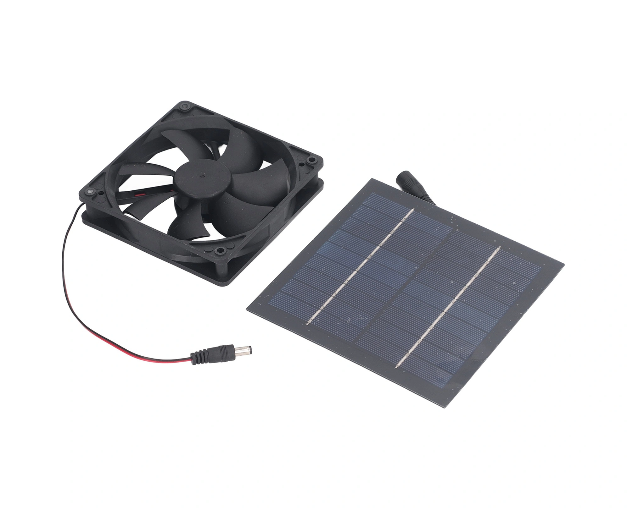 Geeroyoo 20w Güneş Paneli Çevirme Fanı - Ip65 Su Geçirmez, Yüksek Verimli Monokristal Silisyum, Evcil Hayvan Odaları/banyolar İçin Hızlı Havalandırma