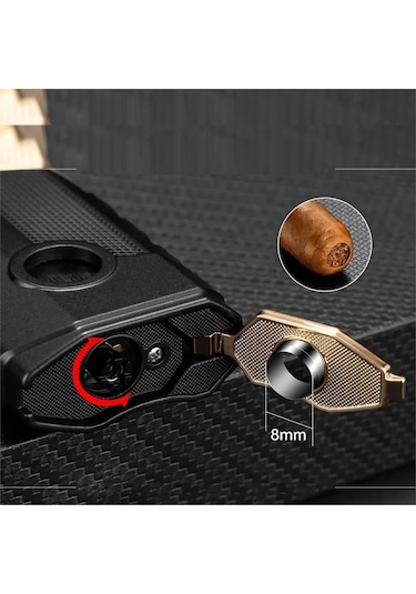 Cm0649 3 Jet Torch Puro Çakmağı Sarı Krom