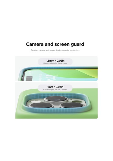 İphone Uyumlu 16 Pro Max Kılıf Nano Lansman Silikon Kapak Yeşil