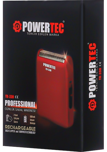 Powertec TR-330 Günlük Sakal Tıraş Makinesi