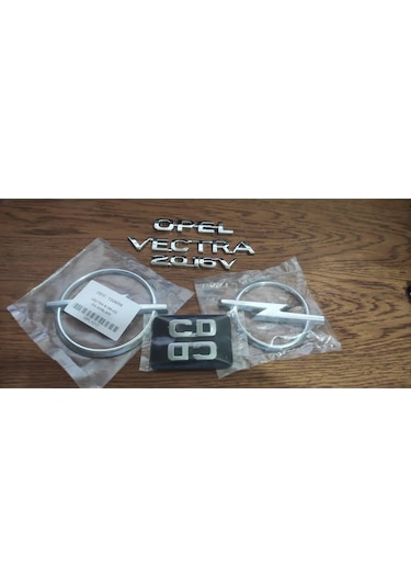 Opel Vectra 2.0 16v Bagaj Yazısı Vectra Ön Ve Arka Bagaj Arması Cd Kapı Çıtası Yazısı Vectra B İthal