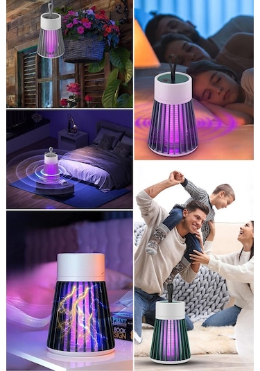 River World Şarjlı Uv Işıklı Sinek Öldürücü Ve Gece Lambası