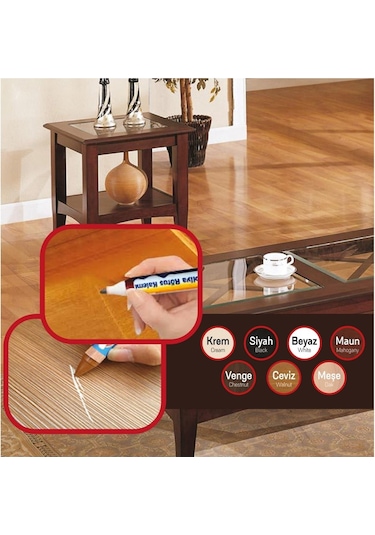 Vodaseal Mobilya Çizik Giderici Rötuş Rütuş Kalemi Ceviz