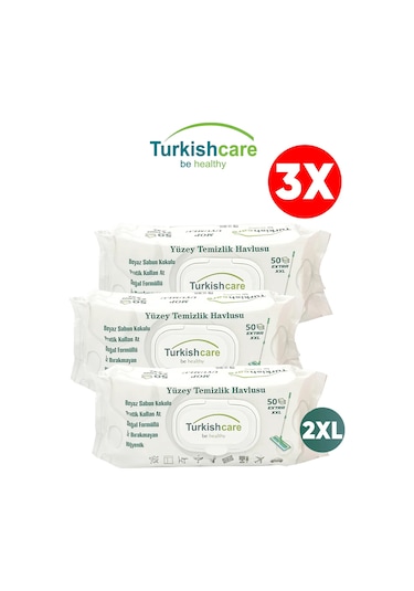 3' Lü Yüzey Temizlik Havlusu 50 Pcs