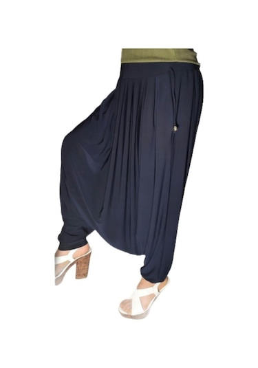 Özözkanlar Kadıın Lacivert Cepli Sandy Hoby Şalvar Lacivert