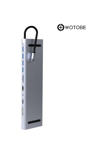 Macbook Uyumlu Type-c To Hub 11 In 1 Çok Amaçlı Çoklayıcı Hub