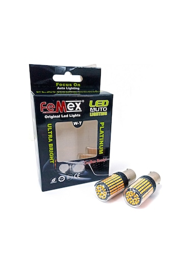Femex  Platinum Py21W-1156 Bau15S 150x Tek Duy Sinyal Led Ampul