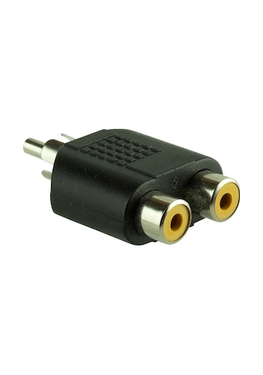 1 Rca Erkek 2 Rca Dişi Dağıtıcı Uzatma Tos Fiş