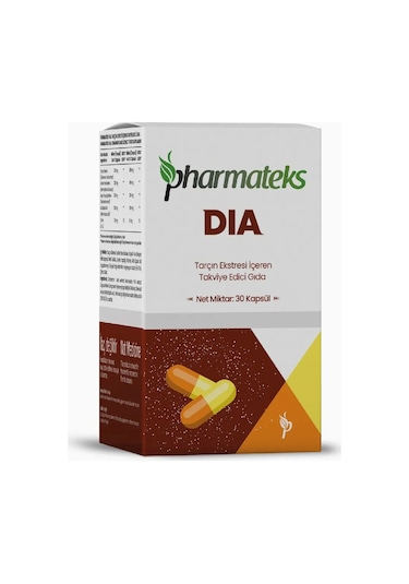 Pharmateks Dia Tarçın Ekstresi İçeren Takviye Edici Gıda 30 Kapsül