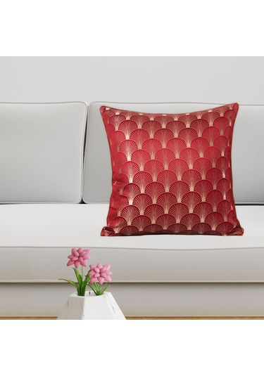 Homyl Modern Yastık Örtüsü 45 X Cm Yumuşak Kırmızı Kırmızı