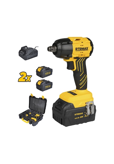 Rtrmax RTS5030B Şarjlı Somun Sıkma Makinası Kömürsüz 1/2'' 350 Nm - Akü Hariç