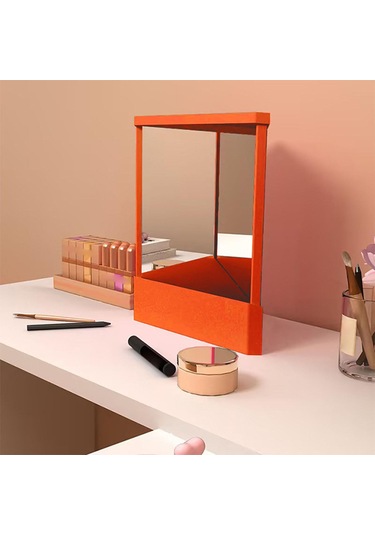 Suntek Geri Dönmeyen Ayna Kozmetik Aynası Yüz L-Turuncu