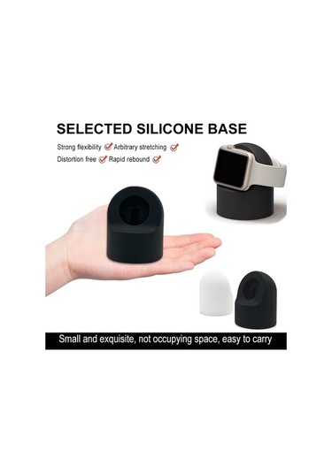 Muduan Kablosuz Akıllı Silikon Saat Tutucu Şarj Standı Masaüstü Masa Braketi Iwatch Için 7 6 5 4 3 2 Se 1 Renkli Direksiyon Wjz2mx