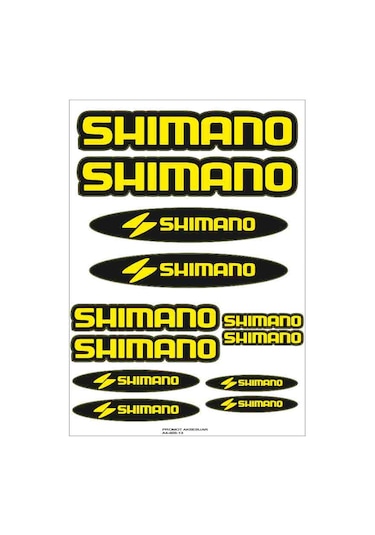 Shımano Bisiklet Kadro Sticker Seti 01