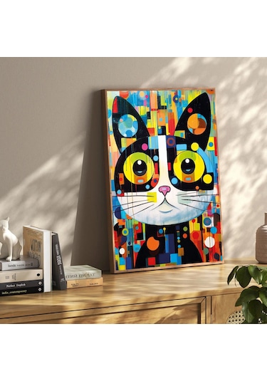 Ks Games 300 Parçalı Abstract Cat - Soyut Kedi Puzzle - Philip Trully - 19262