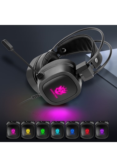 S100 Usb Oyun Kulaklığı Bilgisayar Oyun Kulaklığı Kablolu Oyuncu Kulaklığı Surround Stereo Ses Mikrofonlu Ve Renkli Işık İle