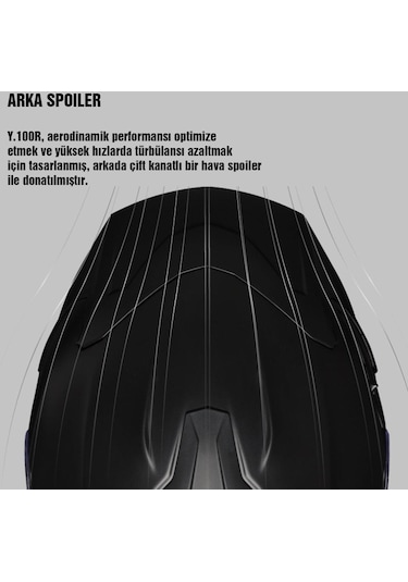 Nexx Y.100R React Kapalı Motosiklet Kaskı Mor