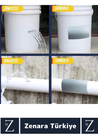 Ultra Güçlü Suya Neme Dayanıklı Çok Amaçlı Onarım Tamir İzolasyon Bantı Yeşil 48 Mmx10 Mt 2 Adet