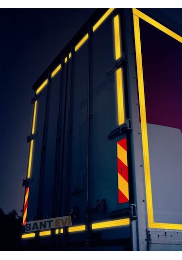 3m 983 Sarı Reflektif Bant 15metre Tüvtürk Onaylı Reflektör Şerit