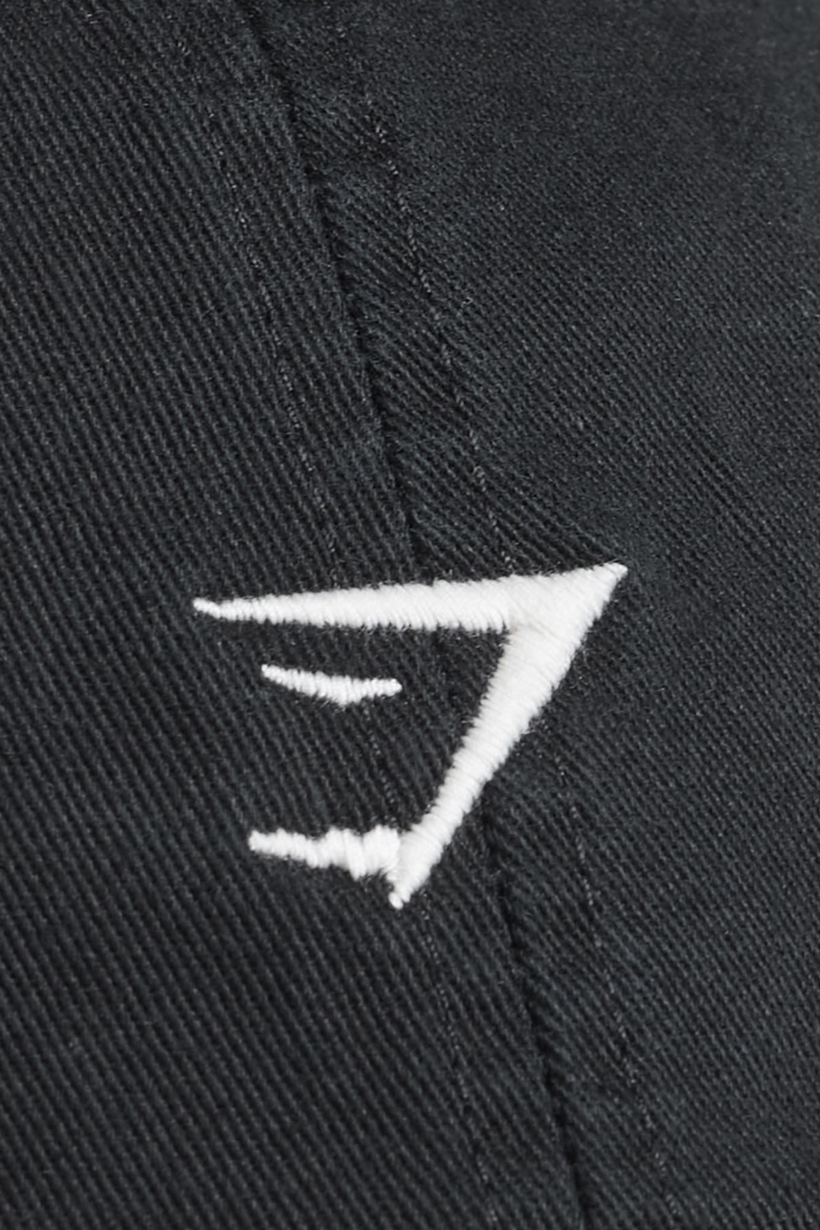 Gymshark İşlemeli Logolu Premium Pamuk Unisex Şapka Siyah