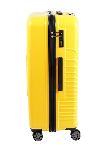 Biggdesign Cats Sarı Büyük Boy 28" Valiz Sarı