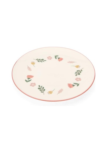 Tulu Porselen Faylinn Pasta Tabağı - Renkli - 19 Cm Renkli