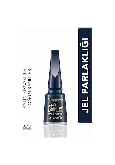 Flormar Oje - Jelly Look Nail Enamel Jl18 Ocean Blue 8690604282128