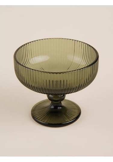 Sl Home Modern Ayaklı Cam Kreme Lüks 300 Ml, Grafit 239405392