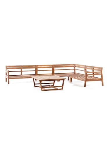 Nova İroko Köşe Takımı Bahçe Takımı Rehome