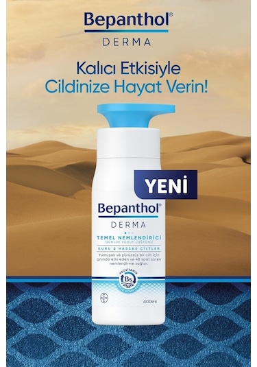 Bepanthol Derma Temel Nemlendirici Günlük Vücut Losyonu 400 ML