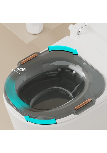 Suntek Sitz Banyo Geniş Oturma Alanı Banyo Seyahati Için