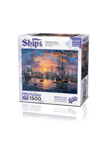 Ks Games Puzzle 1500 Charleston Harbor