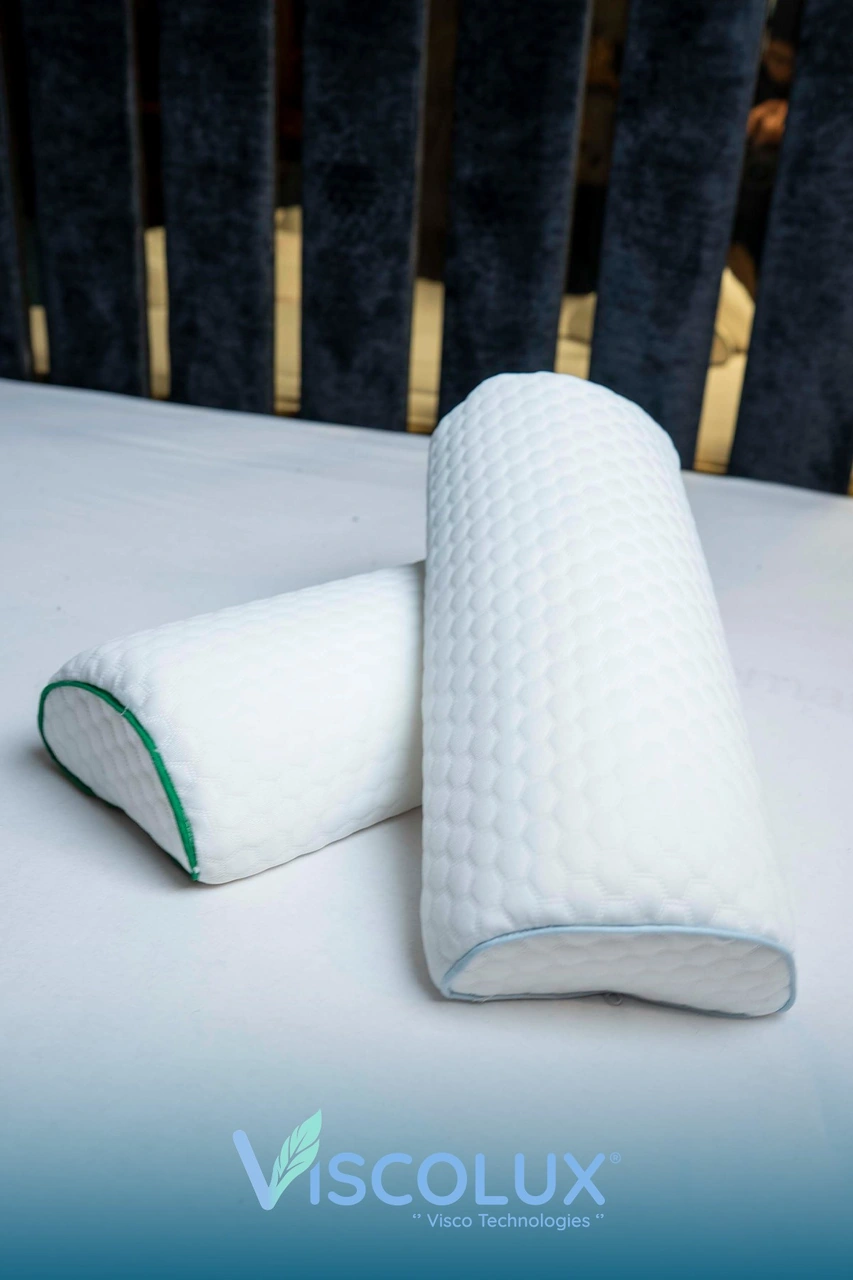 Çok Amaçlı Ortopedik Visco Yastık - Horlama Yastığı Hamile Yastığı 42x18x9 Mavi