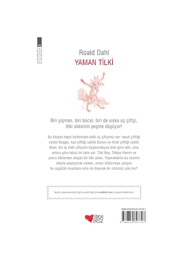 Yaman Tilki - Roald Dahl - Can Çocuk Yayınları