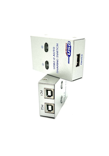 2 Port Usb Sharing Switch Usb Çoklayıcı Seçici Usb Auto Swıtch