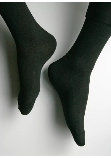 G & X Çorap Pamuk, 10 Çift Set Yüksek Uzun 221210258 Siyah