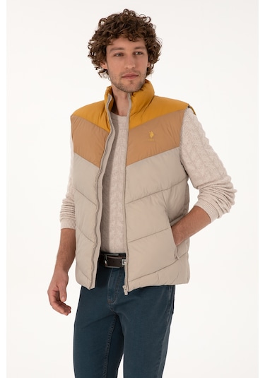 U.s. Polo Assn. Erkek Camel Yelek Dokuma 50311644-vr015 Camel