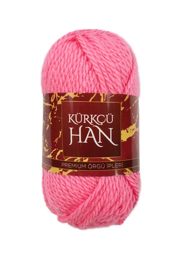 Kürkçü Han Boni %100 Akrilik Örgü İpi 35g 59m 4 Lü Paket Kiraz Pe