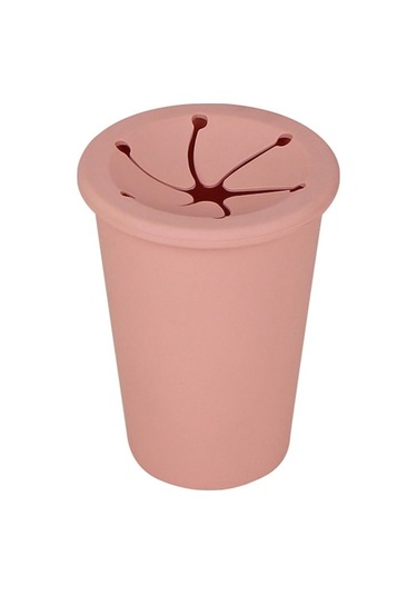 Pazly Araba Çöp Kovası Silikon Çöp Tutucu Araç Kapı Bardak Tutucu Koltuk Arkası Çöp Kutusu - Pembe